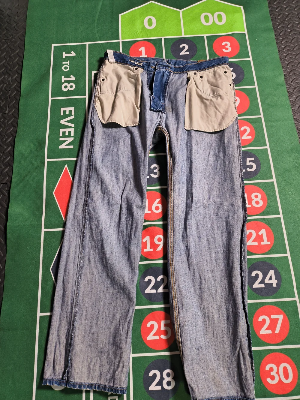 American Eagle Low Loose Jeans 32x29 Baggy Boyfriend Denim Tagged 32x32